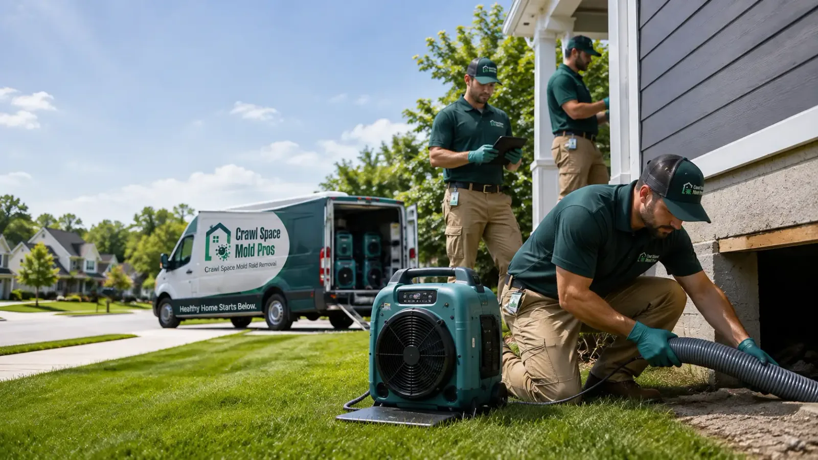 Crawl Space Mold Removal in Fairview, WY